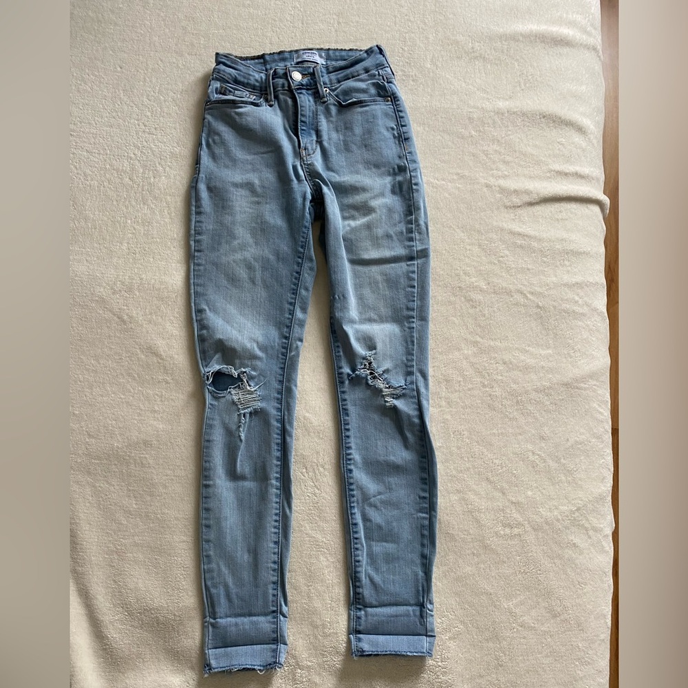 Denizen from Levi's Light Blue Distressed Skinny Jeans